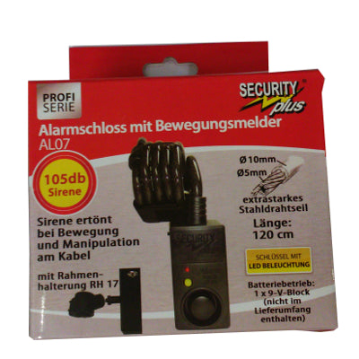 Antivol spirale avec alarme sirène Security Plus  - #3
