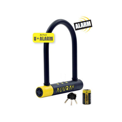 Antivol U avec alarme 120 DB et fixation sur cadre Auvray - #1