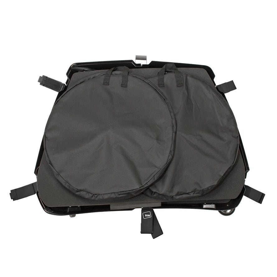 Valise et protections roues vélo Bike Box II B&W