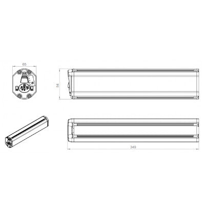 Batterie VAE sur cadre compatible Bosch PowerPack 36V - #4