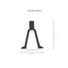 dimensions bequille velo ursus big foot 87 28 pouces