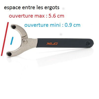 Clef double ergots pour roue libre et boitier de pédalier vélo  - #2
