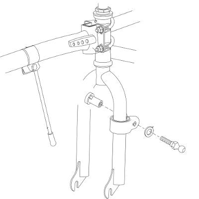 Colliers de fixation pour Trail Gator sur vélo enfant - #2