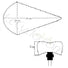 Couvre selle vélo protection pluie avec sacoche sur rail - #4