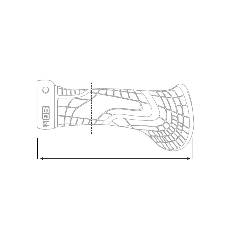 Ergonomische Fahrradgriffe 710 SQlab