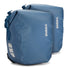 Double sacoche bleue sur porte-bagages 13L Shield Pannier Thule - #1