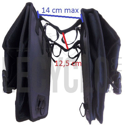 Double sacoches vélo 47L Mara XXL Basil - #3