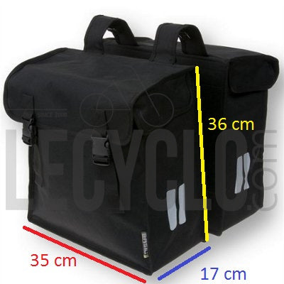 Double sacoches vélo 47L Mara XXL Basil - #6