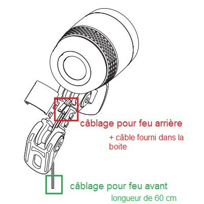 Eclairage vélo 100 lux sur fourche IQ-X argent Busch and Muller - #6