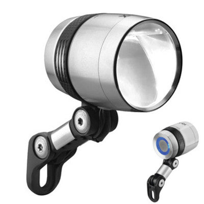 Eclairage vélo 100 lux sur fourche IQ-X argent Busch and Muller - #1