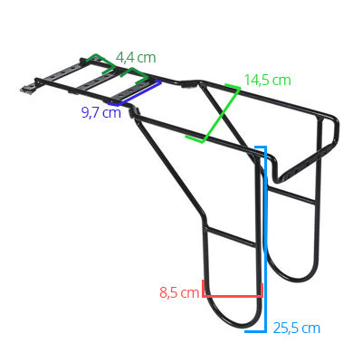 Extension pour porte bagages vélo arrière Basil - #3