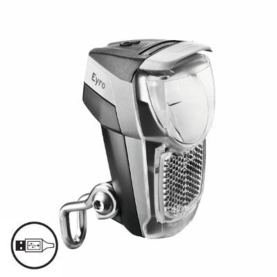 Feu sur fourche vélo chargement USB IQ Eyro Busch and Muller - #1