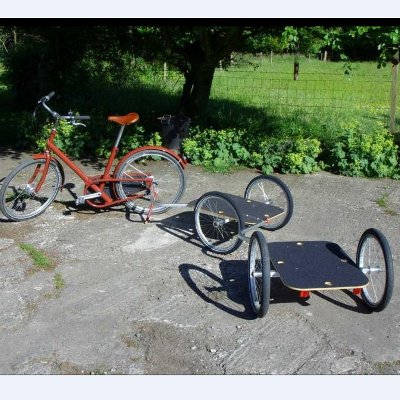 Fixation pour tracter 2 remorques vélo Y-Frame - #1