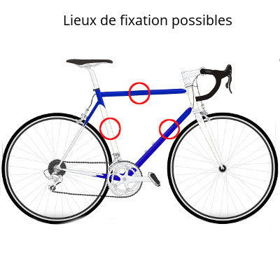 Fixation sur cadre pour antivol U compatible Abus USH 540 - #2