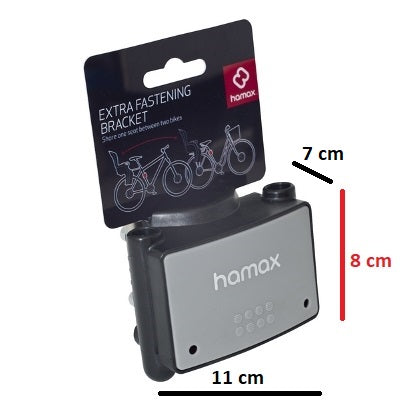 Fixation sur tube de selle de vélo pour porte bébé HAMAX - #5