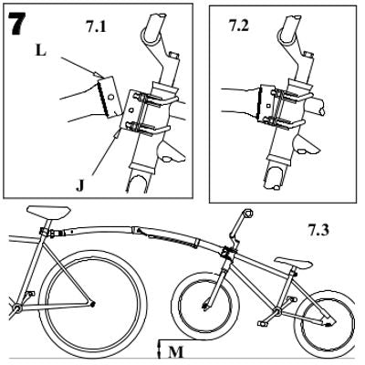 Fixation Trail Gator sur vélo enfant kit complet - #3