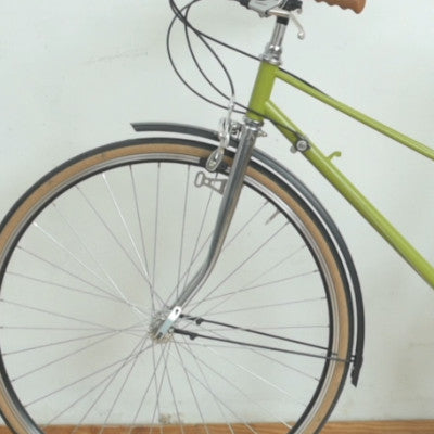 Fourche vélo 28 pouces avec support de phare et pivot fileté 1\
