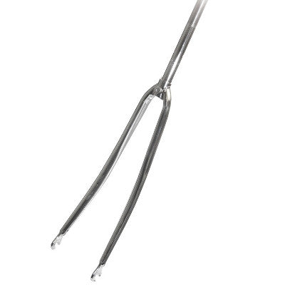 Fourche vélo de route 700 pivot fileté 1 pouce acier chromé - #2
