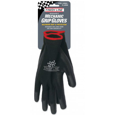 Gants résistants pour mécanicien vélo Finish Line - #3