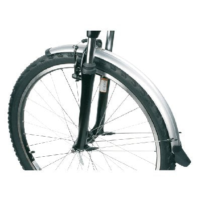 Garde boue argent avant et arrière pour vélo 28 pouces - 45 mm - #3