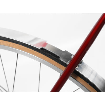 Garde boues argent 28 pouces vélo de course et ville Classic BLB - #2