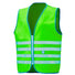 Gilet de sécurité enfant à vélo haute visibilité vert Wowow - #2