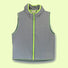 Gilet riflettente grigio da uomo Darknight Go Fluo
