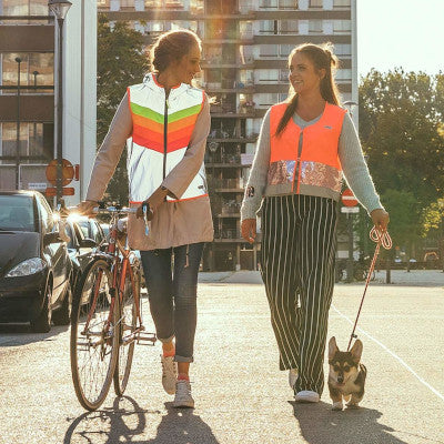 Gilet réfléchissant multicolore pour femmes Darkflow Go Fluo - #7