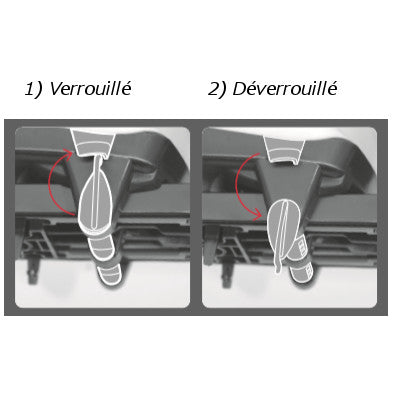  Goupille de verrouillage sous siège enfant Hamax