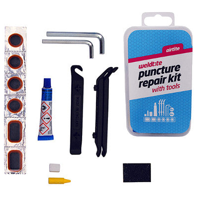 Kit de réparation pour crevaison pneu vélo avec multi-outils - #1