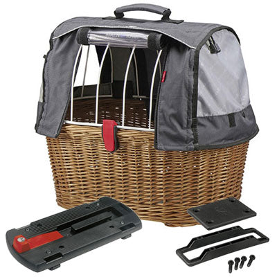 Kit panier vélo chien Doggy Plus + fixation GTA Klickfix - #1