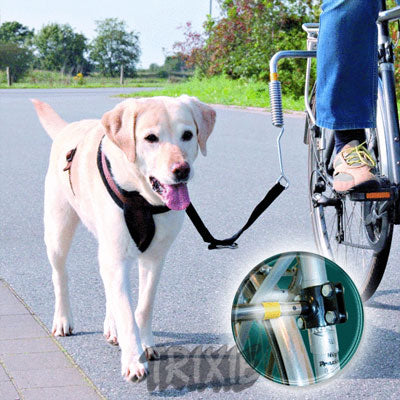 Laisse de vélo pour chien de Trixie - Biker Set De Luxe
