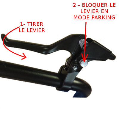 Levier de frein vélo avec système de blocage parking - #7