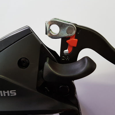 Levier frein et dérailleur 3 vitesses 4 doigts noir Shimano - #5