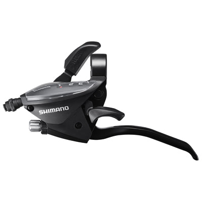 Levier frein et dérailleur 3 vitesses 4 doigts noir Shimano - #1