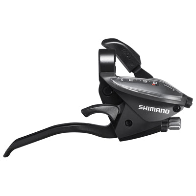 Levier frein et dérailleur 8 vitesses 4 doigts noir Shimano - #1