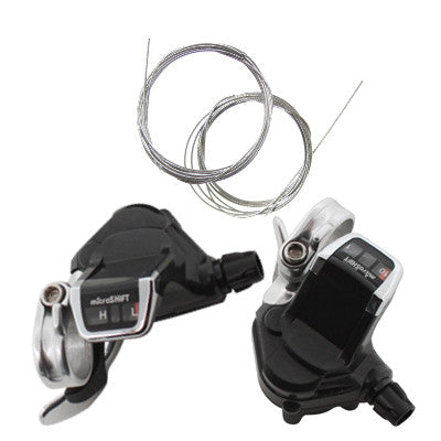 Manettes vélo route 10 x 2/3V MicroShift pour cintre plat - #1