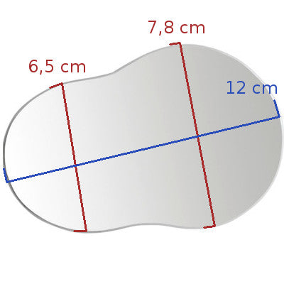 Miroir de rechange pour rétroviseur vélo M99 Ergotec - #3
