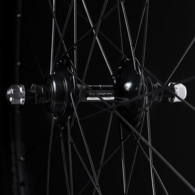 Paire de roues noires flipflop vélo fixie 28 X-Press Miche - #4