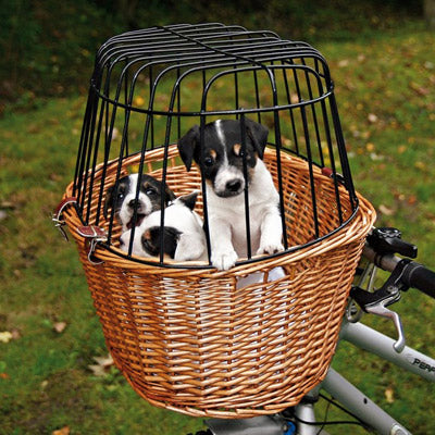 Panier avant en osier pour chien sur guidon - Trixie - #2
