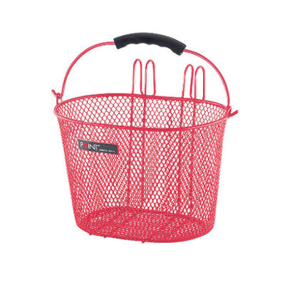 Panier avant rouge pour vélo enfant - #1