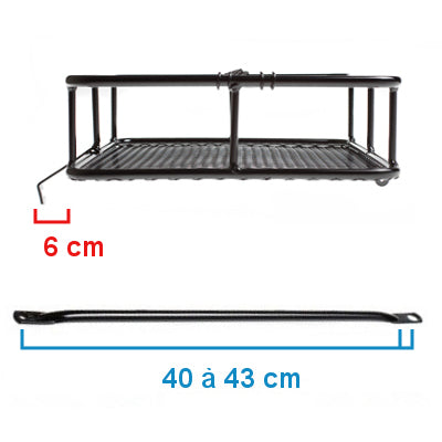 Panier fixe avant pour vélo noir Take Away BLB - #6