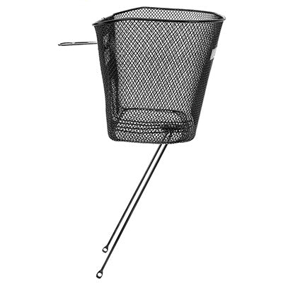 Panier vélo avant sur pivot de fourche 25.4 mm et axe de roue - #1