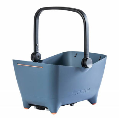 Panier vélo pour chien bleu tendance Basil Buddy - #1