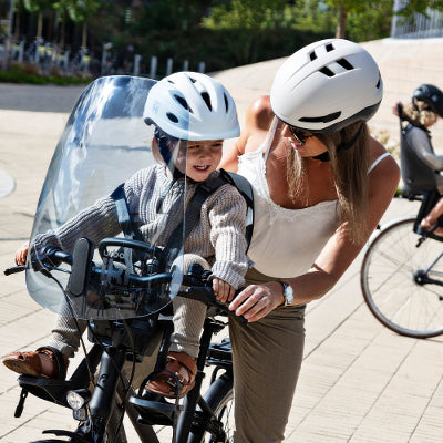 Pare-brise teinté pour siège vélo enfant Urban Iki gris - #3