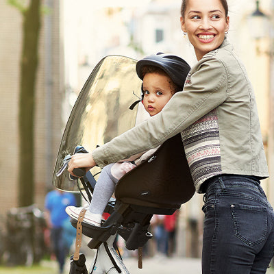 Pare-brise teinté pour siège vélo enfant Urban Iki marron - #2