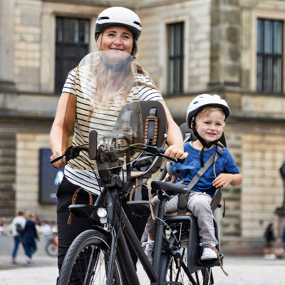 Pare-brise teinté pour siège vélo enfant Urban Iki marron - #3