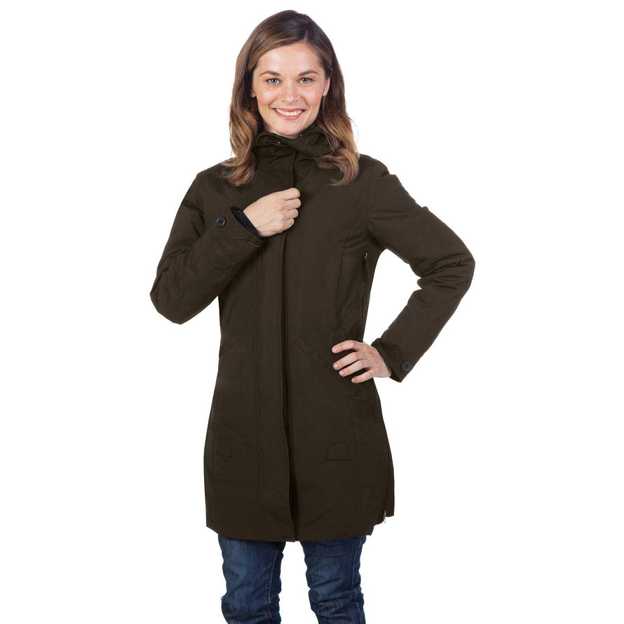 Parka vélo femme 2 en 1 Magic Lady Tucano Urbano kaki