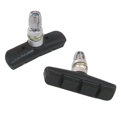 Patin de frein vélo V-Brake 55 mm monobloc - La Paire - #1