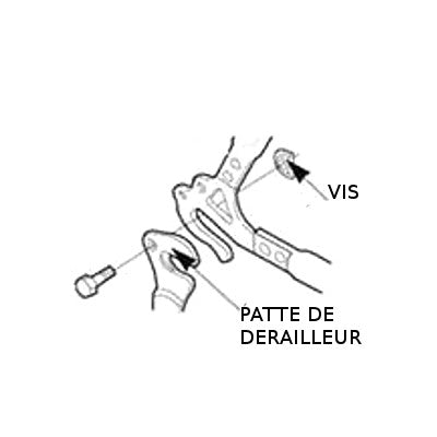 Patte de dérailleur de vélo - #2